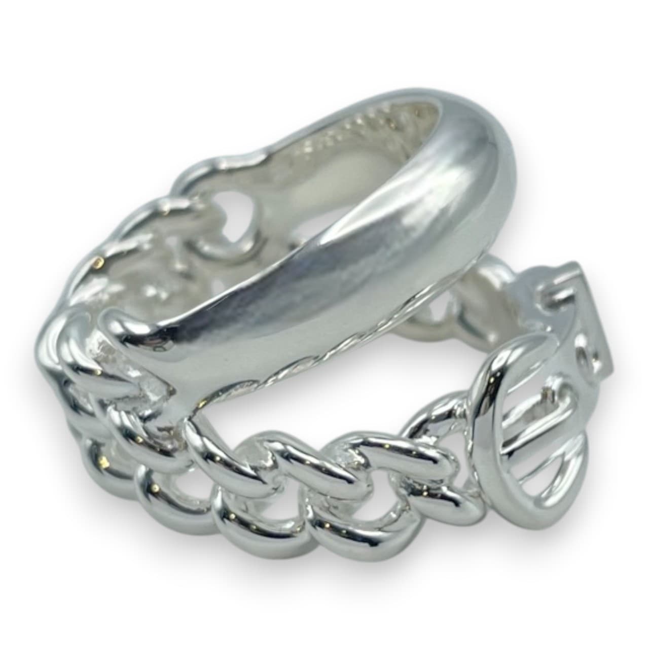 エルメス ブックル・セリエ アンフレキシブル リング 55 シルバー925