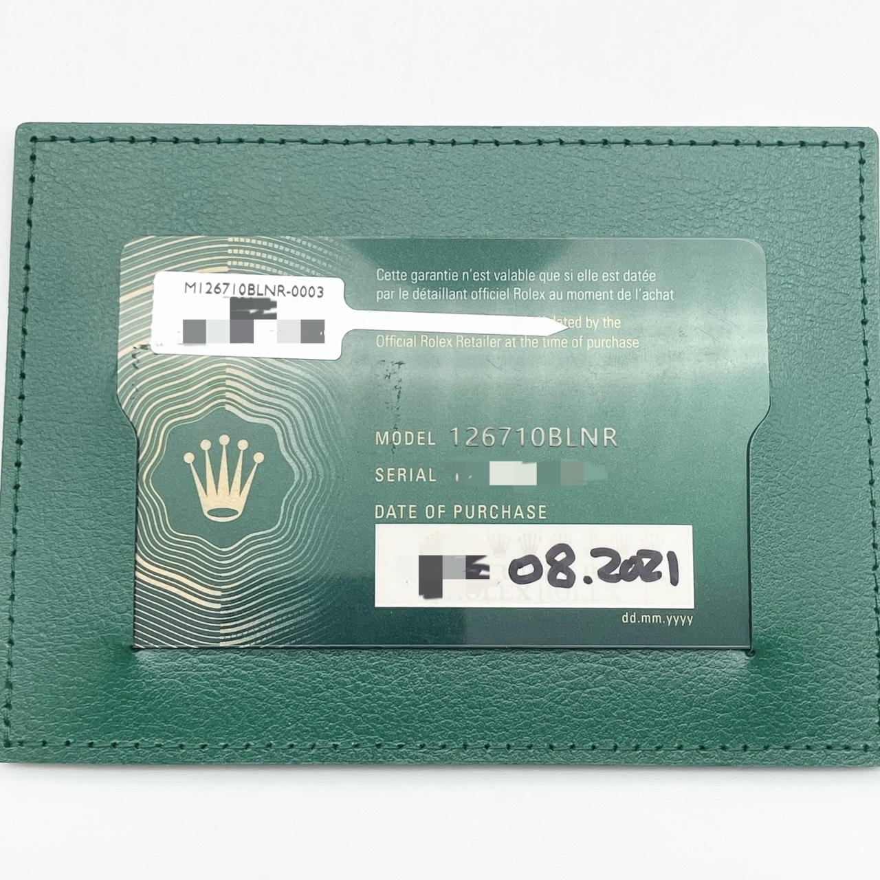 ロレックス GMTマスターII 126710BLNR バットマン オイスターブレス 40mm