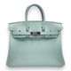 エルメス バーキン 25 ヴェールペパーミント スイフト シルバー金具 K刻印