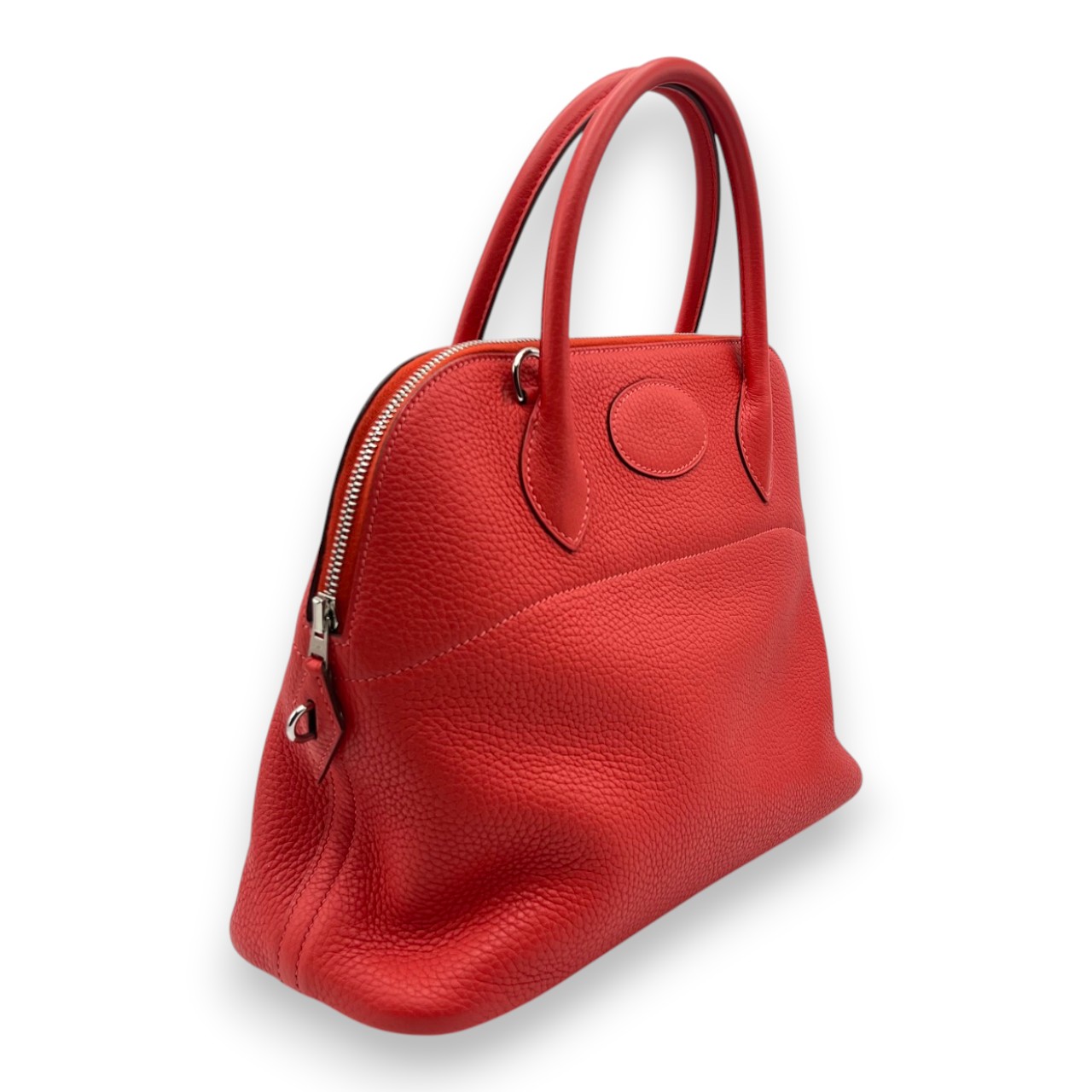 エルメス ボリード マカロン 31 ルージュピヴォワンヌ トリヨンクレマンス シルバー金具 X刻印