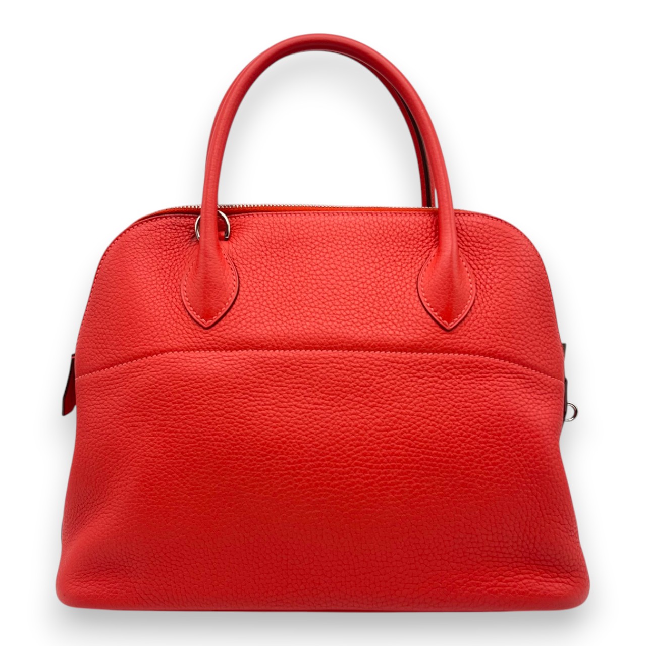 エルメス ボリード マカロン 31 ルージュピヴォワンヌ トリヨンクレマンス シルバー金具 X刻印