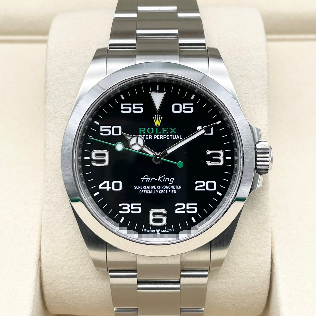 ロレックス エアキング 126900 ブラック ステンレススチール 40mm