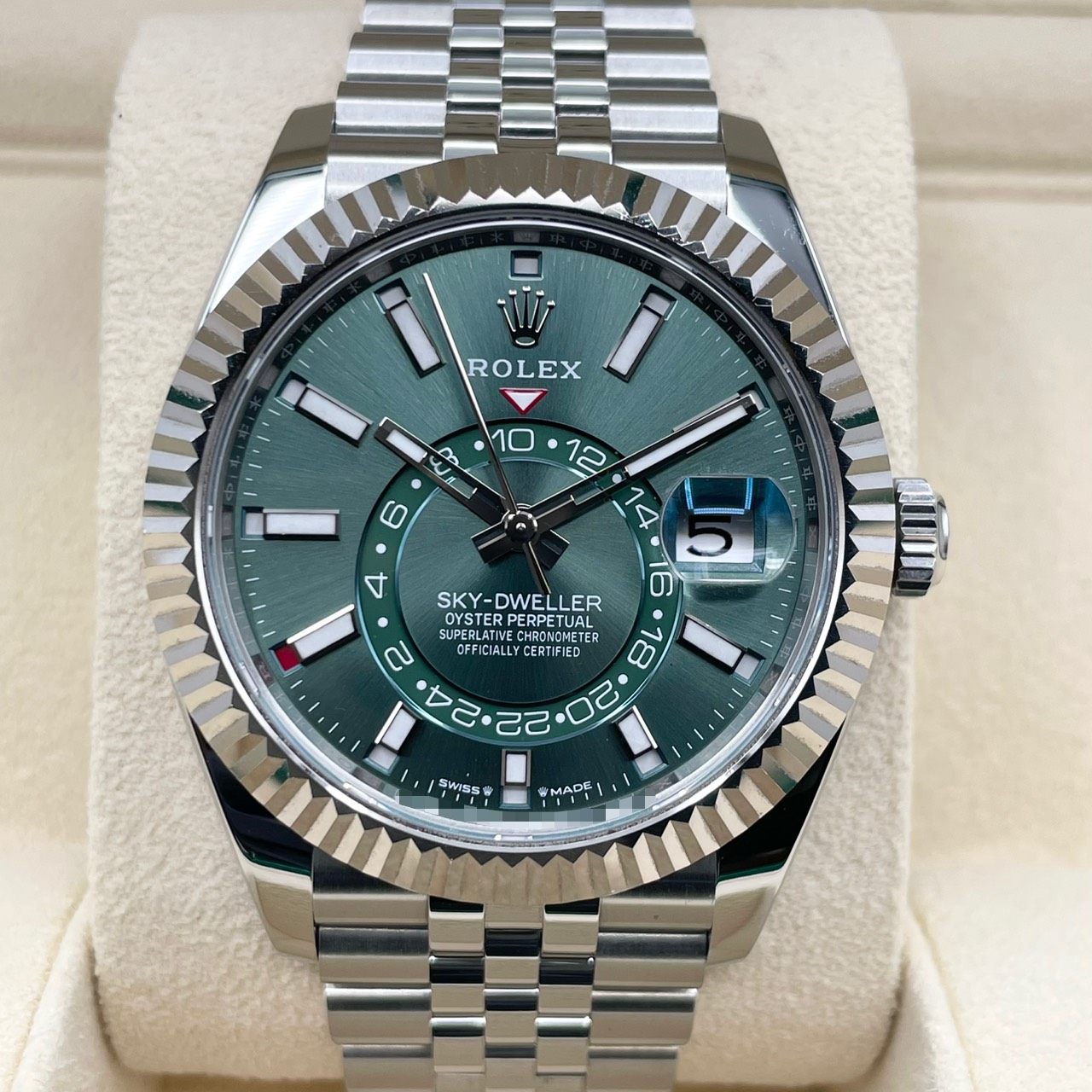 ロレックス スカイドゥエラー 336934 ミントグリーン オイスターブレス 42mm