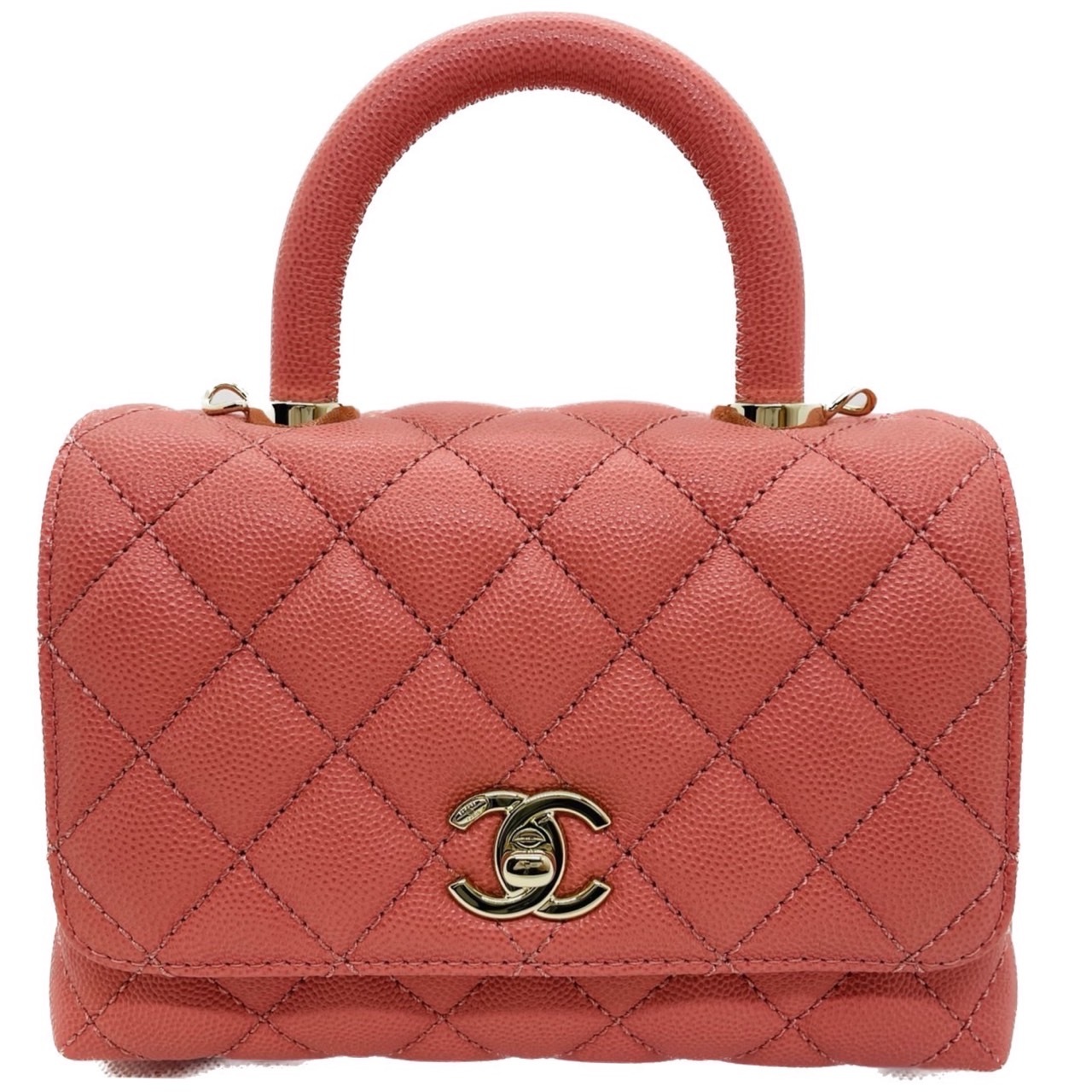 【スーパーセール価格】シャネルマトラッセ　 トップハンドル ミニ　 2Wayバッグ AS2215