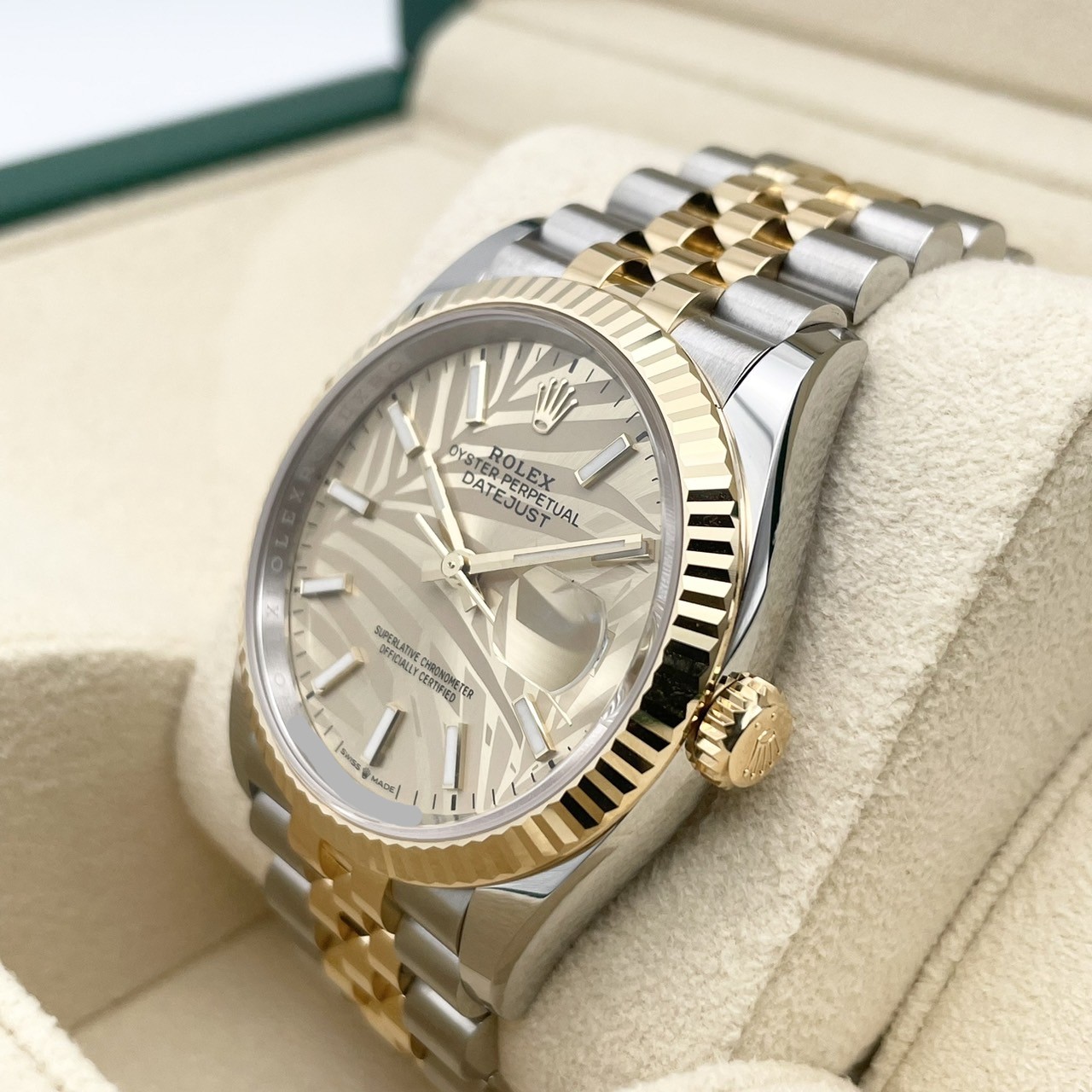 ロレックス ROLEX デイトジャスト36 パームモチーフ 126201 パーム 
