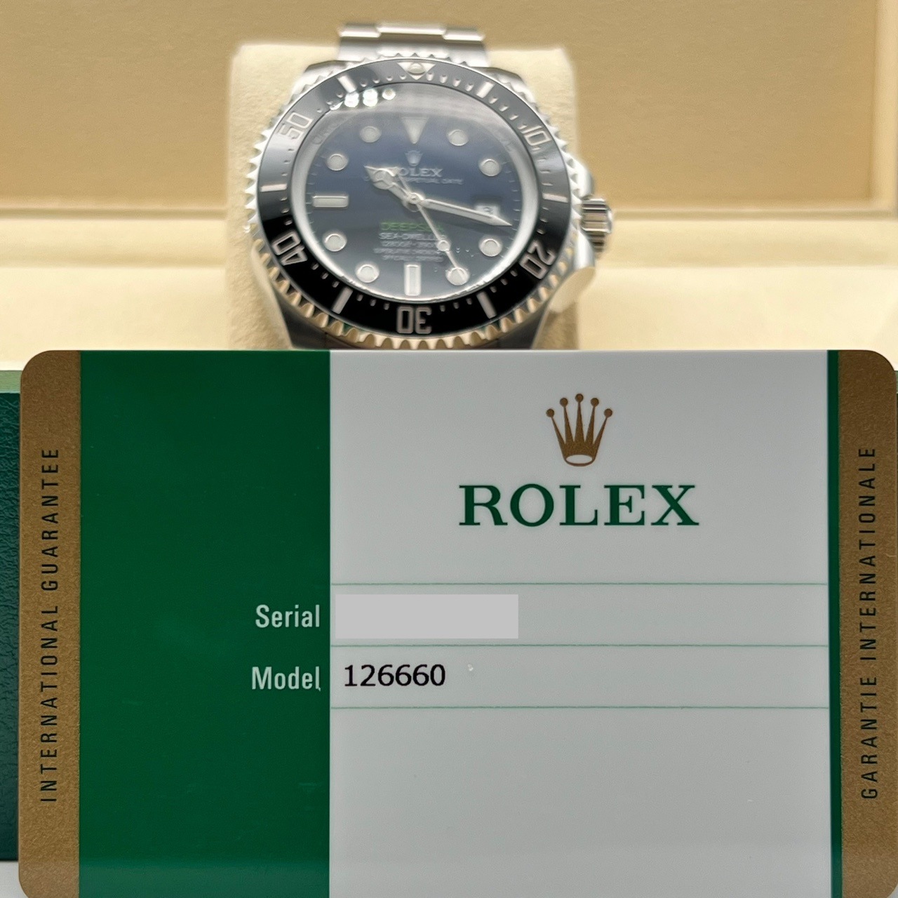 ロレックス シードゥエラー ディープシー 126660 Dブルー ステンレススチール 44ｍｍ　