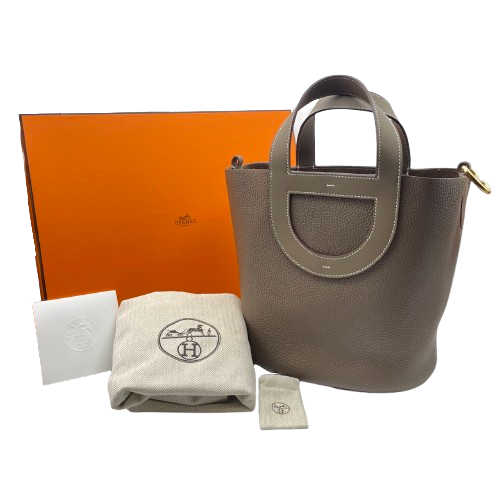 正規店買付【HERMES】インザループ 23 エトゥープ エルメス インザループ 23 エトゥープ トリヨンクレマンス