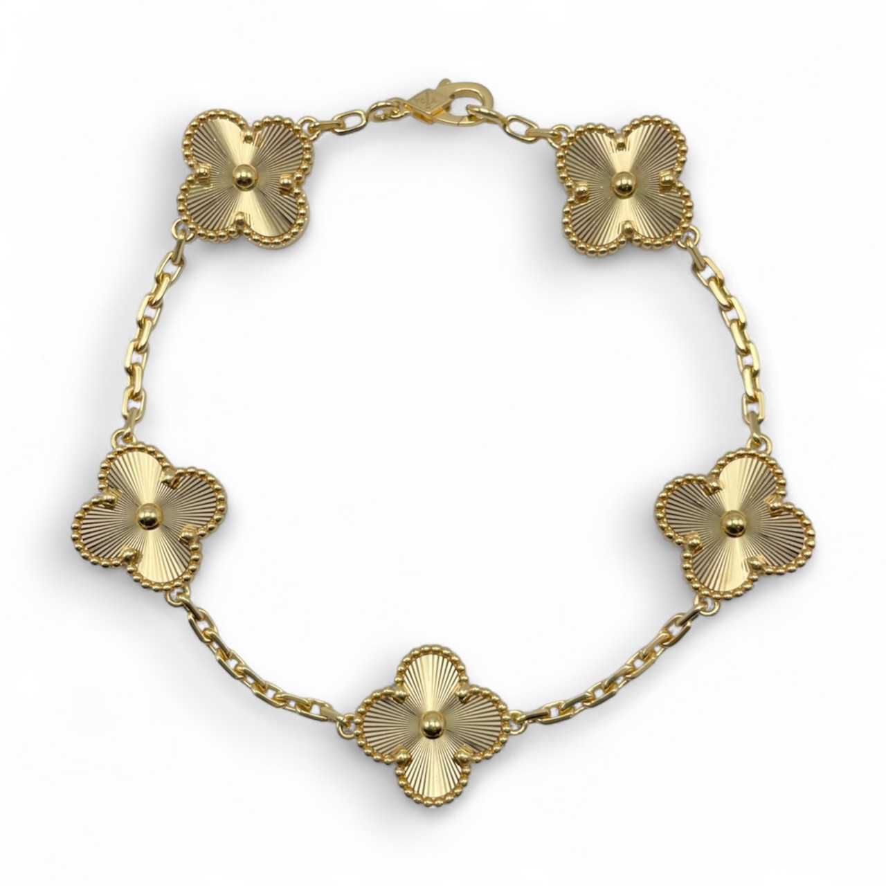 ヴァンクリーフ＆アーペル ヴィンテージアルハンブラ ブレスレット VCARP3JK00 イエローゴールド