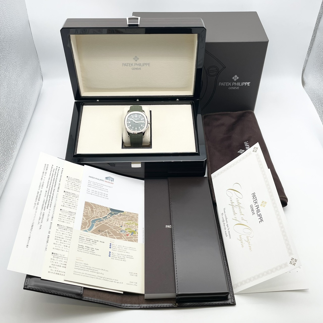 【箱・保証書付き！】パテックフィリップ アクアノート 5168G-010 カーキ ホワイトゴールド 42.2mm