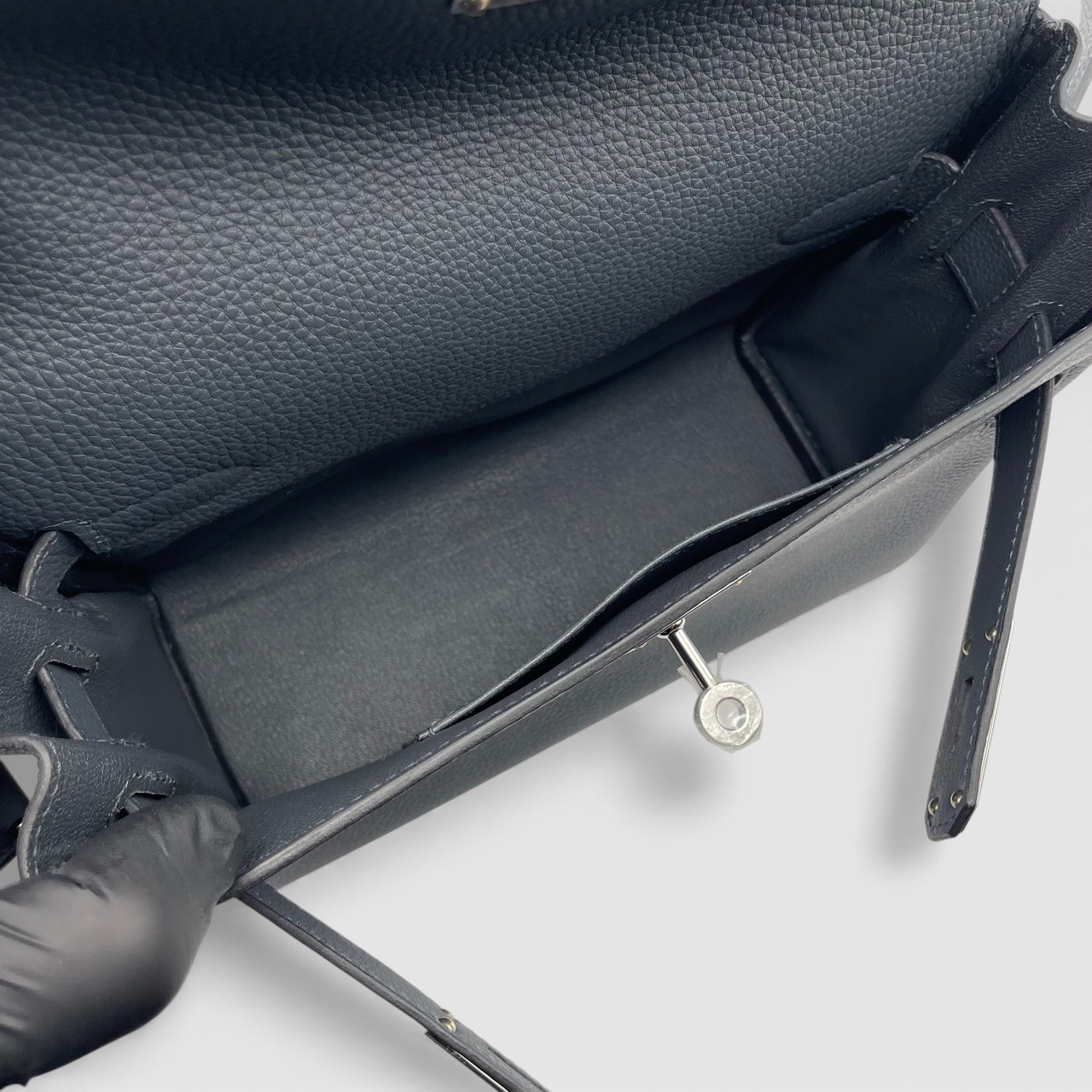 エルメス ケリーメッセンジャー PM グリミスティ トゴ シルバー金具 K