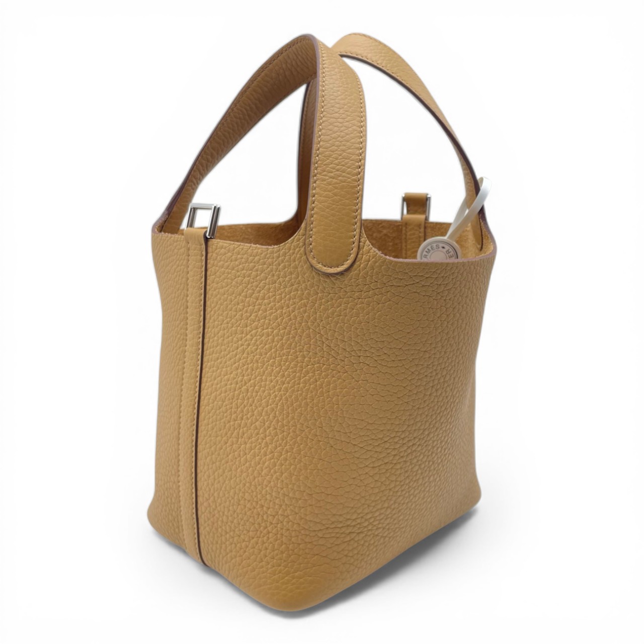 エルメス ピコタンロック PM ビスキュイ トリヨンクレマンス シルバー