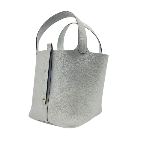 エルメス ピコタンロック MM ブルーペール トリヨンクレマンス ゴールド金具 B刻印