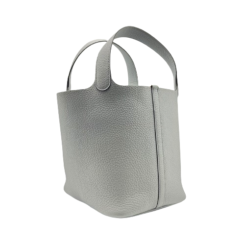 エルメス ピコタンロック MM ブルーペール トリヨンクレマンス ゴールド金具 B刻印