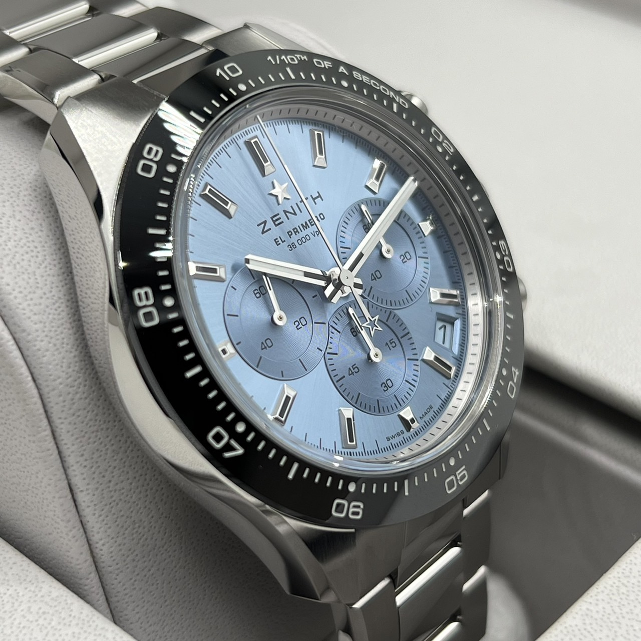 ゼニス　ZENITH　クロノマスタースポーツ　03.3105.3600/52.M3100　アクアブルー　41mm