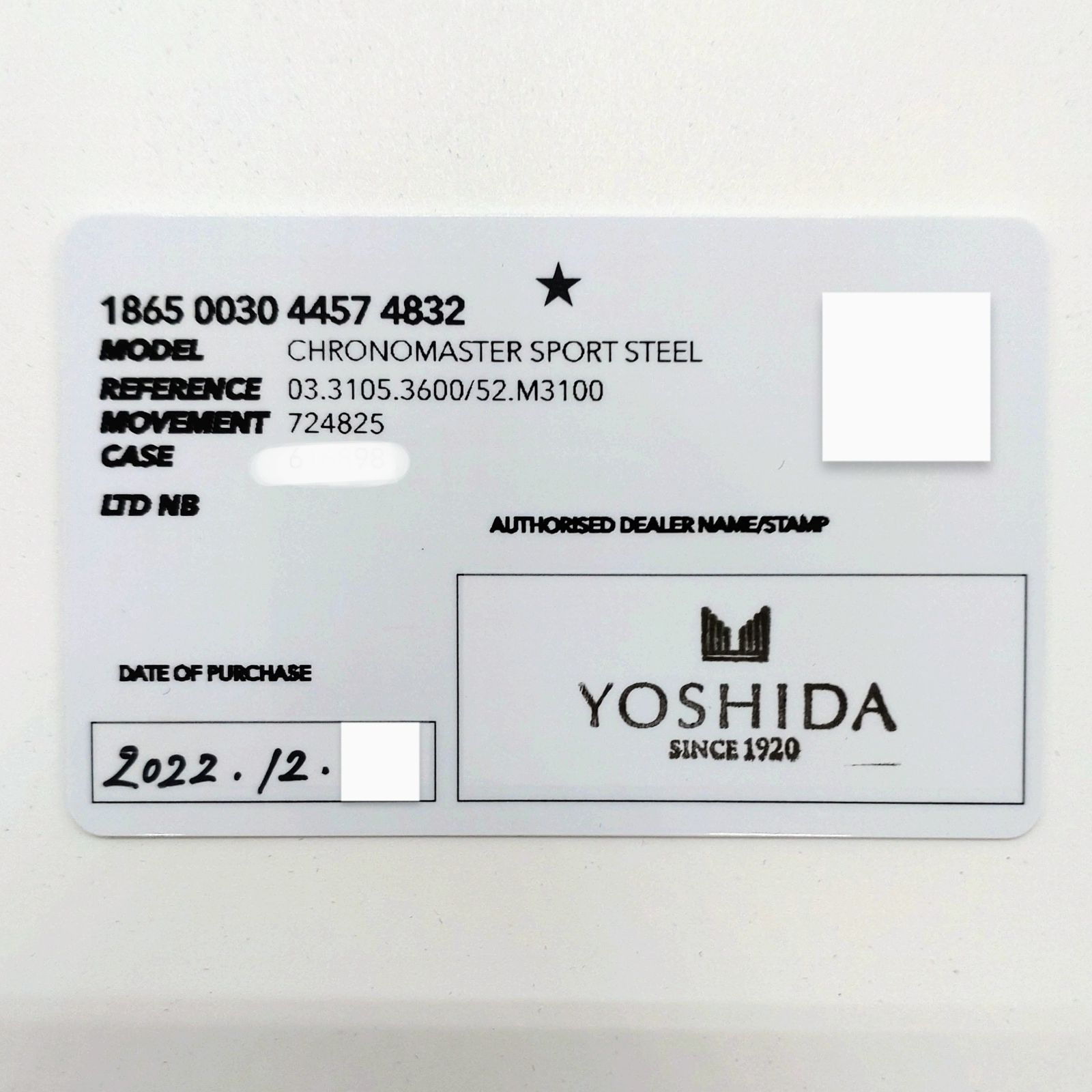 ゼニス　ZENITH　クロノマスタースポーツ　03.3105.3600/52.M3100　アクアブルー　41mm