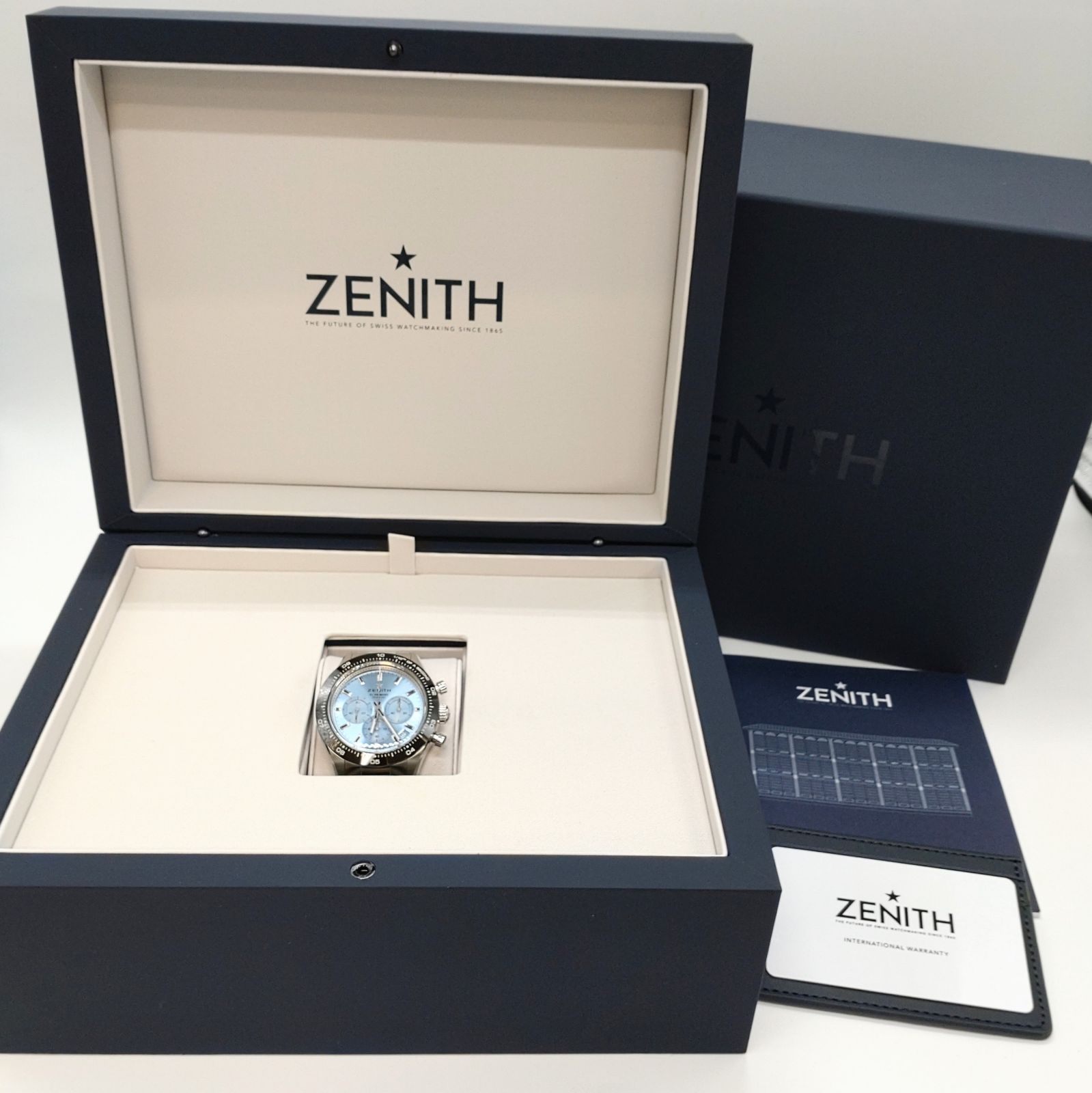 ゼニス　ZENITH　クロノマスタースポーツ　03.3105.3600/52.M3100　アクアブルー　41mm