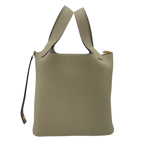 エルメス ピコタンロック PM ベージュマルファ トリヨンクレマンス ゴールド金具 W刻印