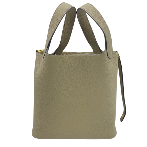 エルメス ピコタンロック PM ベージュマルファ トリヨンクレマンス ゴールド金具 W刻印