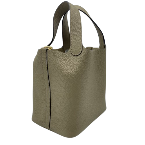 エルメス ピコタンロック PM ベージュマルファ トリヨンクレマンス ゴールド金具 W刻印