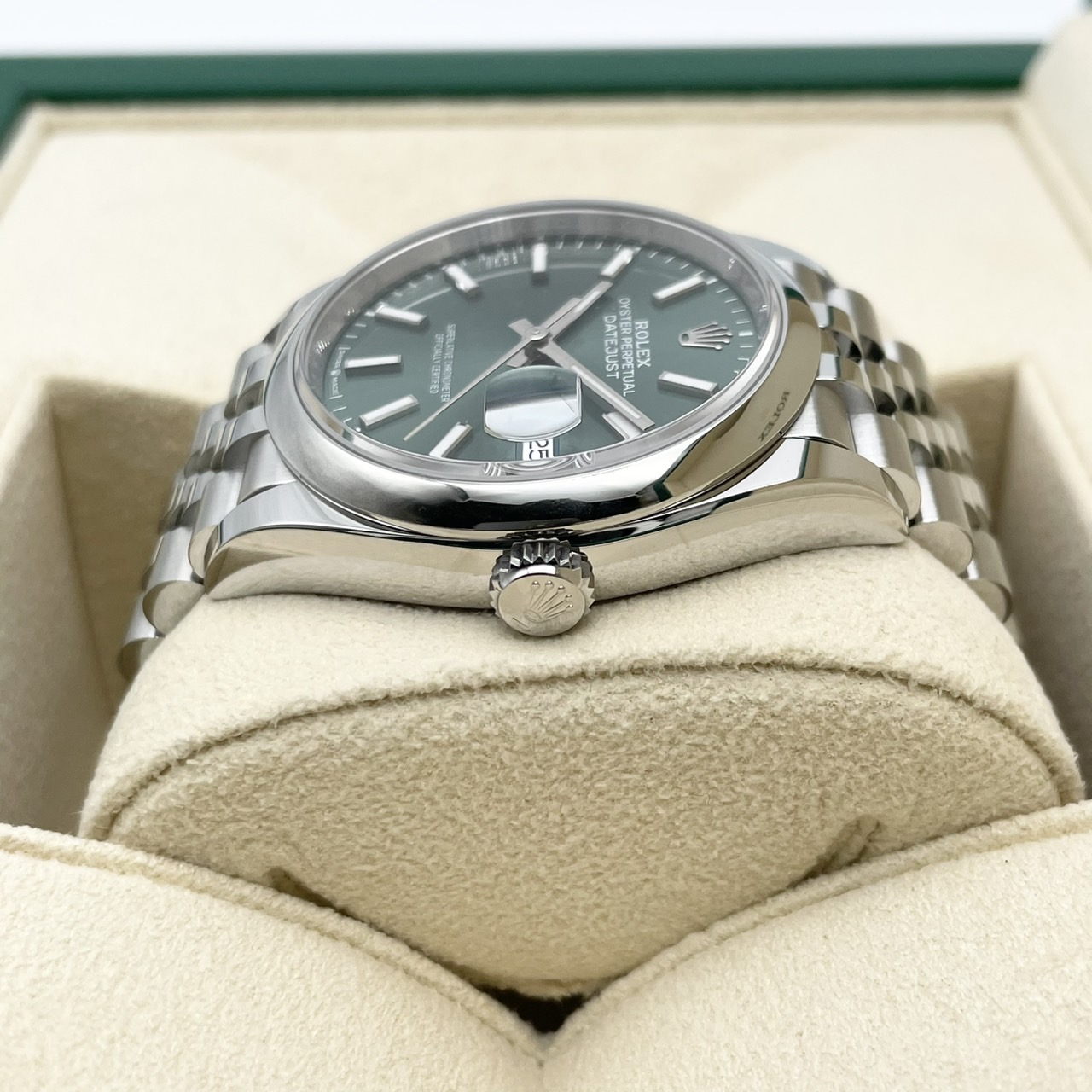 ロレックス ROLEX デイトジャスト36 ミントグリーン 126200 ミント