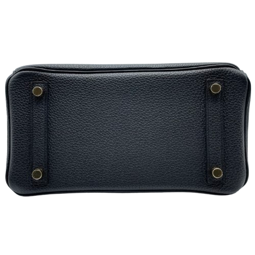 エルメス バーキン 25 ノワール トゴ ゴールド金具 W刻印