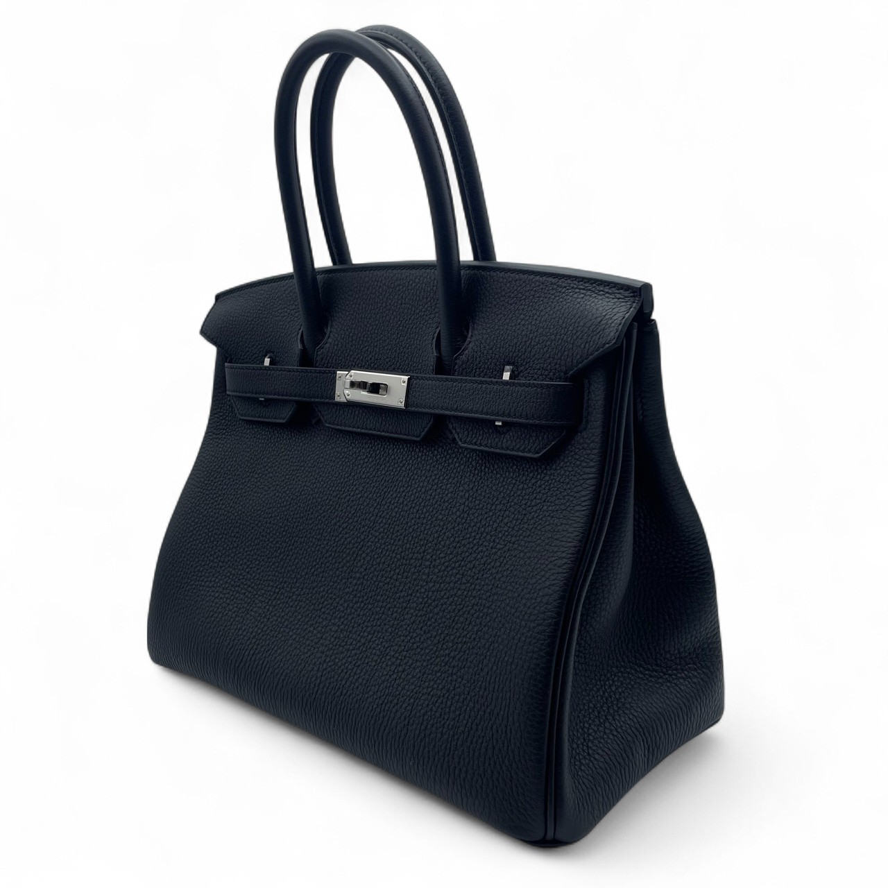 【美品】【一角破れあり】HERMES エルメス　バーキン30空箱 正方形 美品】【一箇所破れ】HERMES エルメスバーキン30空箱 正方形