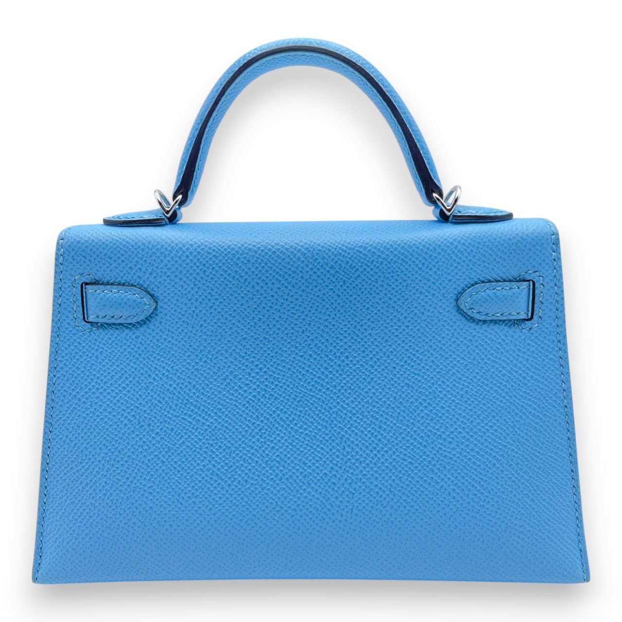 エルメス ミニケリー セレステ エプソン シルバー金具 U刻印