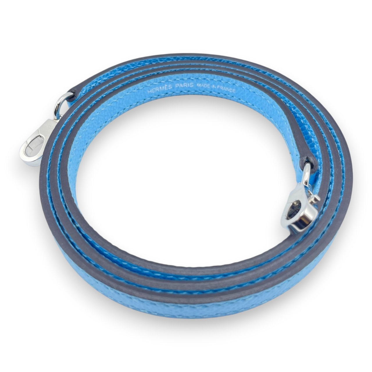 エルメス ミニケリー セレステ エプソン シルバー金具 U刻印