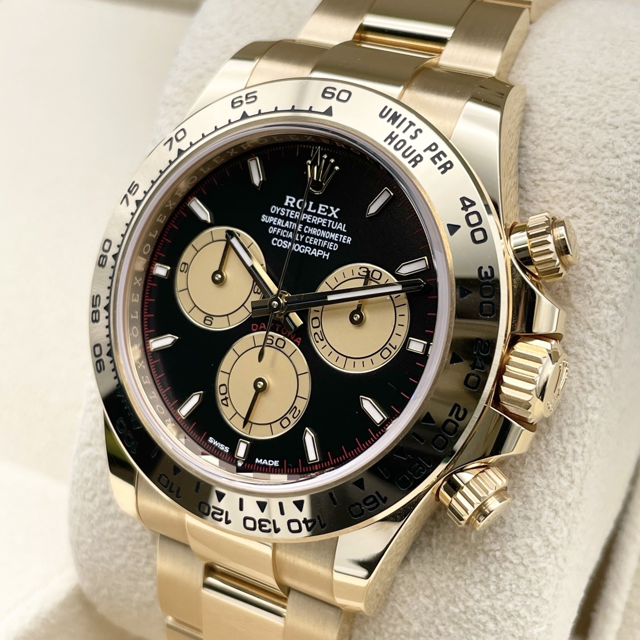 ロレックス デイトナ 126508 インテンスブラック シャンパン イエローゴールド 40mm