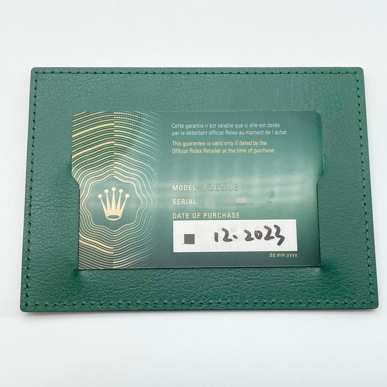 ロレックス デイトナ 126508 インテンスブラック シャンパン イエローゴールド 40mm