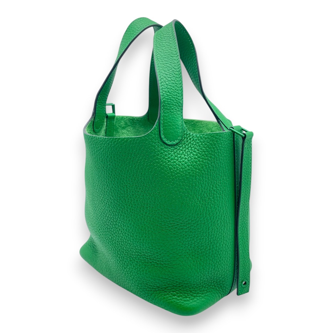 エルメス ピコタンロック モノクローム ソーグリーン PM バンブー トリヨンクレマンス ゴールド金具 Z刻印