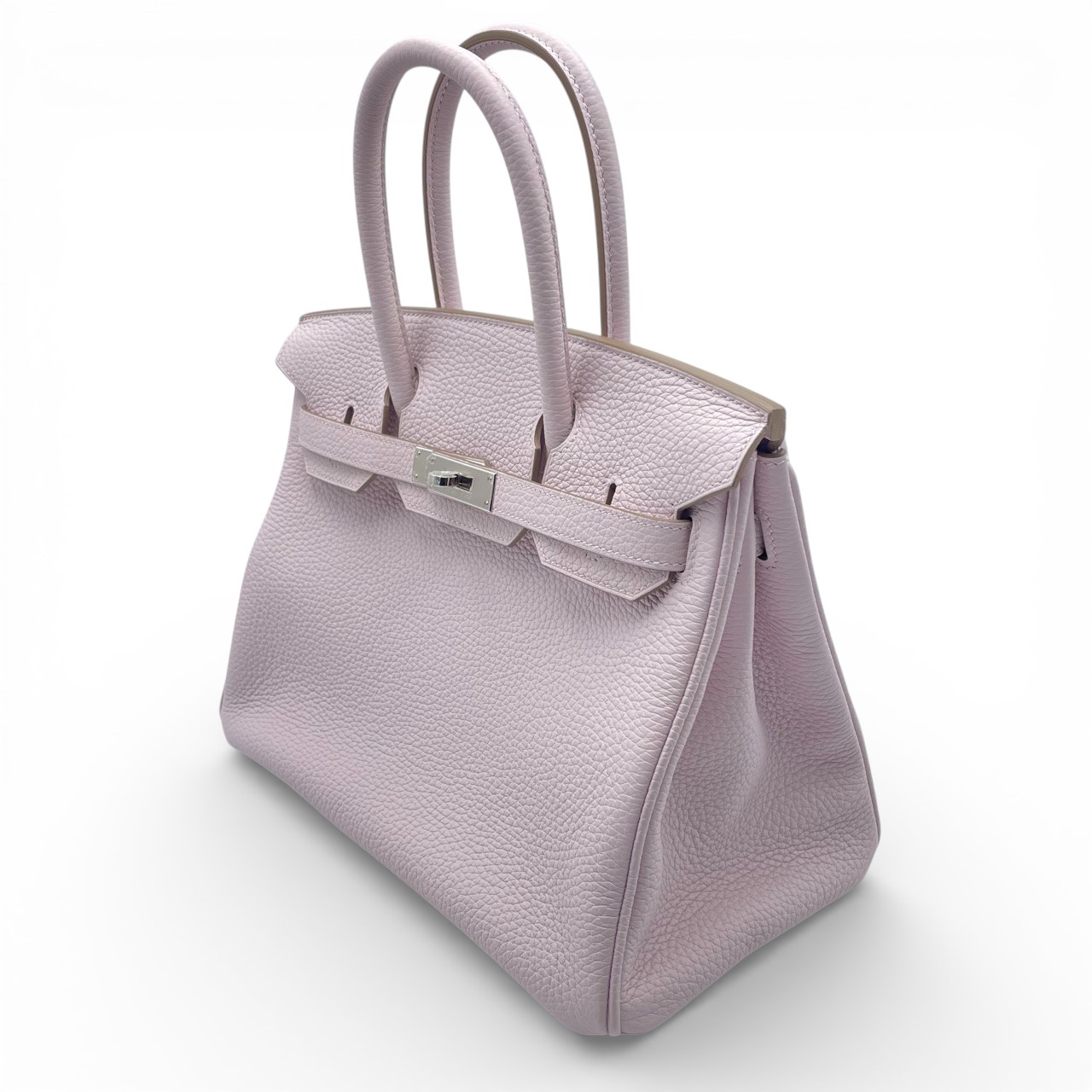 エルメス バーキン 30 モーヴペール トリヨンクレマンス シルバー金具 B刻印