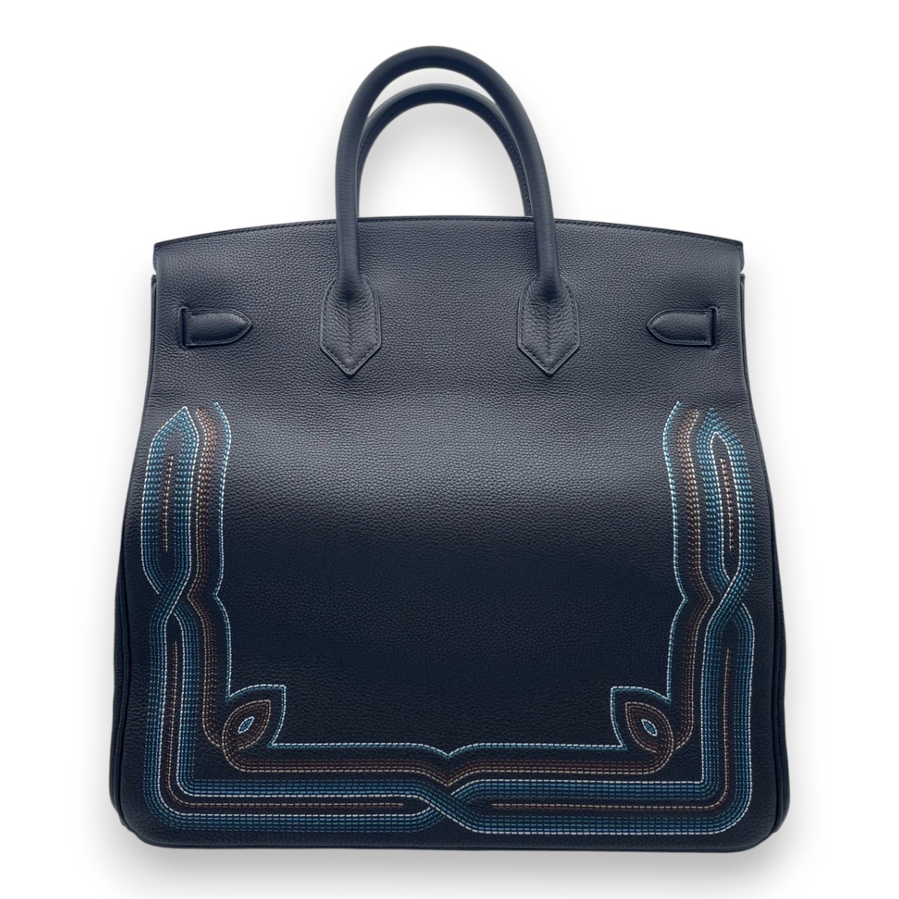 【限定モデル】エルメス オータクロア ウエスタン 40 ノワール トゴ シルバー金具 Z刻印