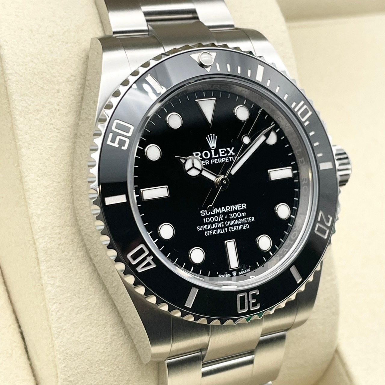 ロレックス サブマリーナ ノンデイト 124060 ブラック 41mm
