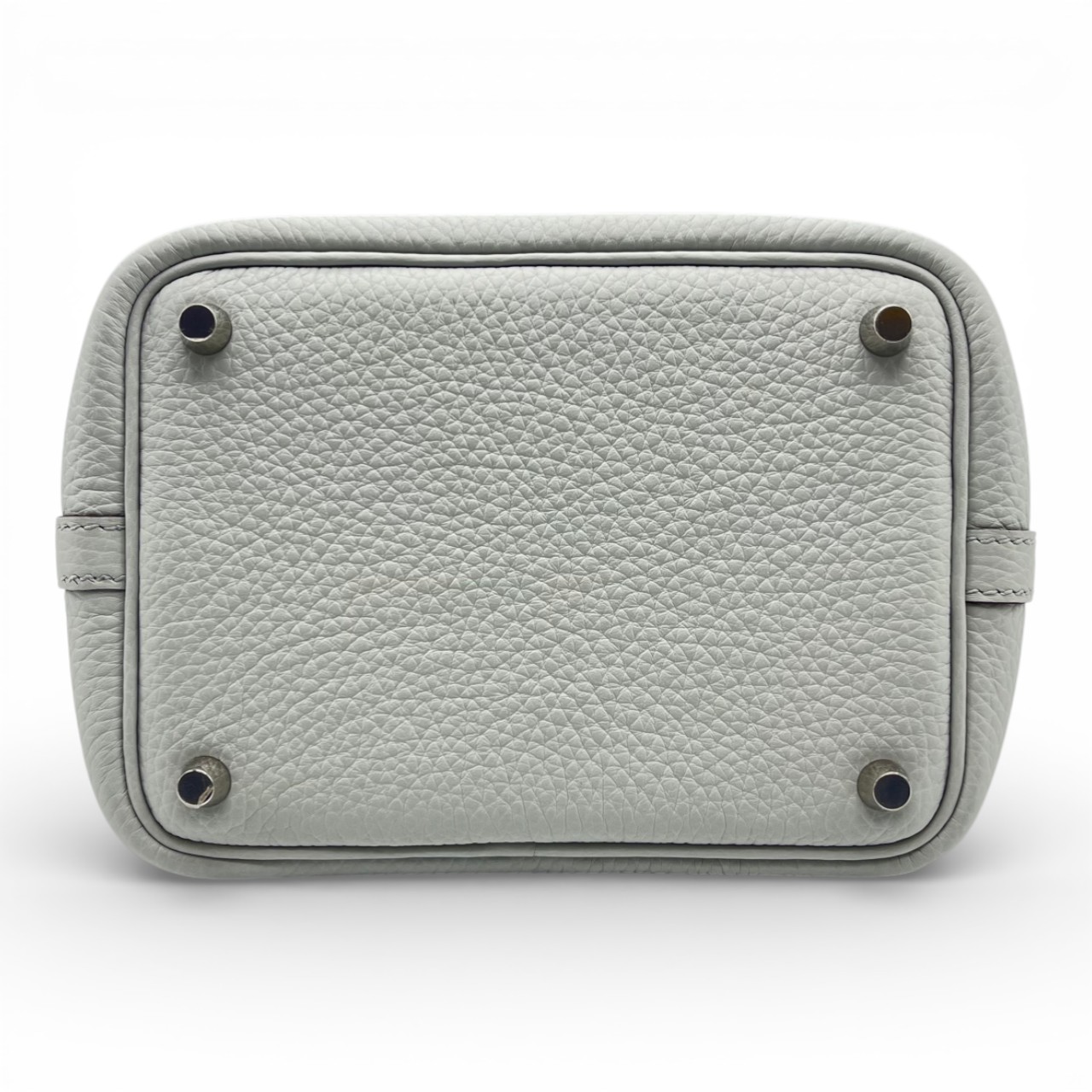 エルメス ピコタンロック PM ブルーペール トリヨンクレマンス シルバー金具 K刻印