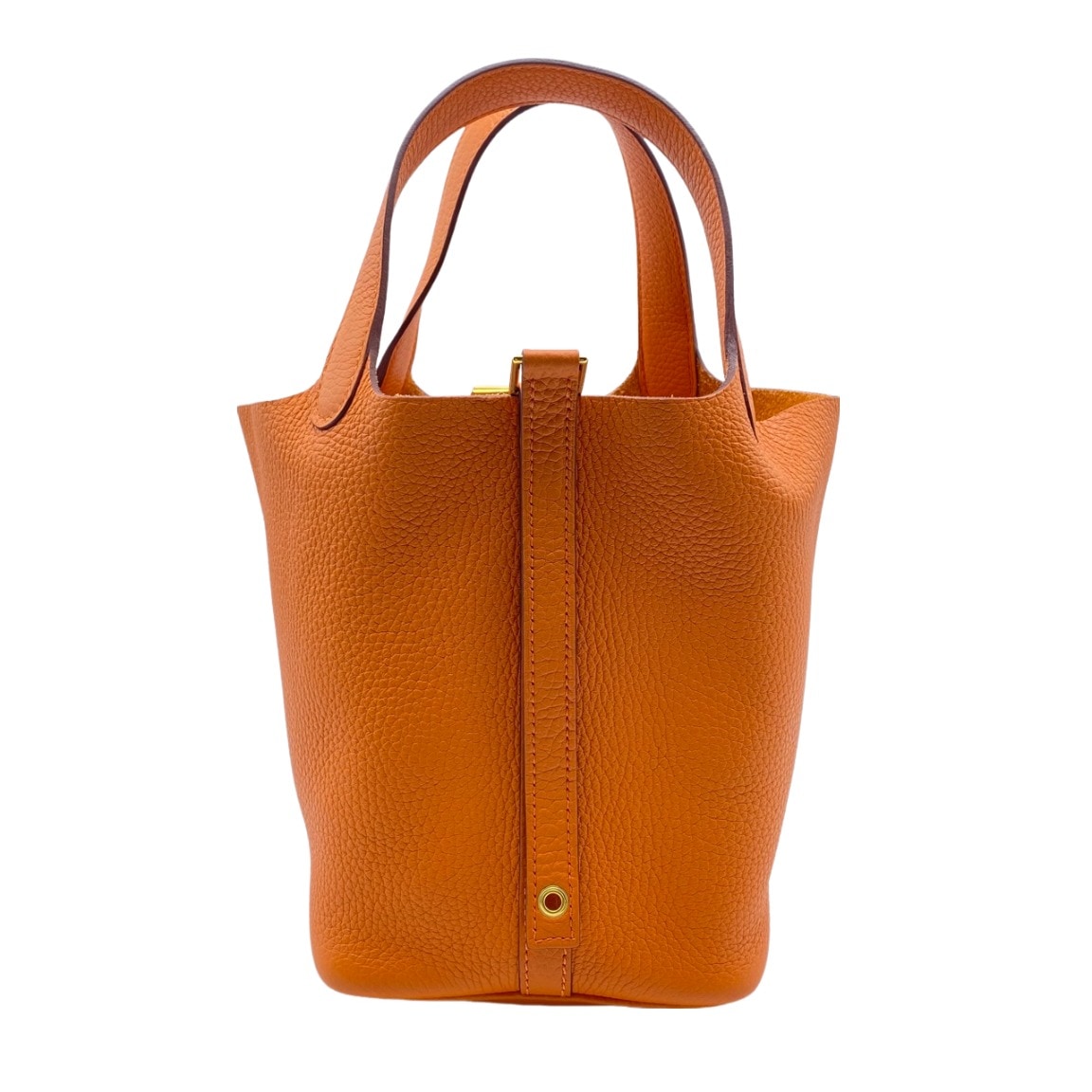 エルメス ピコタンロック PM トリヨンクレマンス オレンジ ゴールド