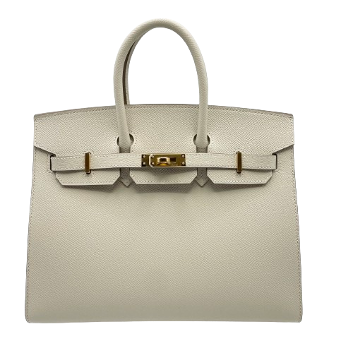 エルメス バーキン25 クレ ヴォーエプソン ゴールド金具 W刻印