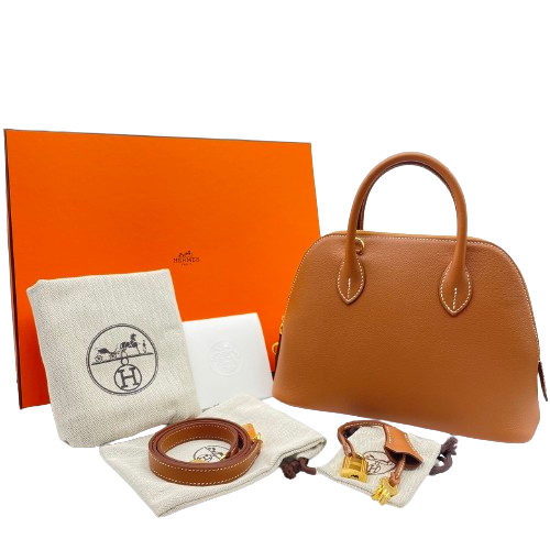 エルメス ボリード1923 25 ゴールド エヴァーカラー ゴールド金具 B刻印