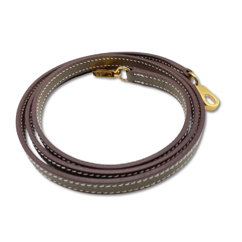 エルメス ミニケリー エトゥープ エプソン ゴールド金具 B刻印