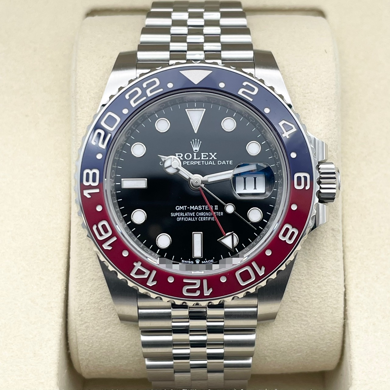 ロレックス GMTマスターII 126710BLRO オイスターブレスレット ブラック 40mm