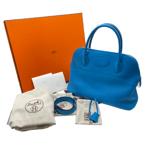 ☆極美品☆ エルメス　ボリード31　トリヨンクレマンス　ターコイズブルー 楽天市場】エルメス HERMES ボリード31 ハンドバッグ バッグ