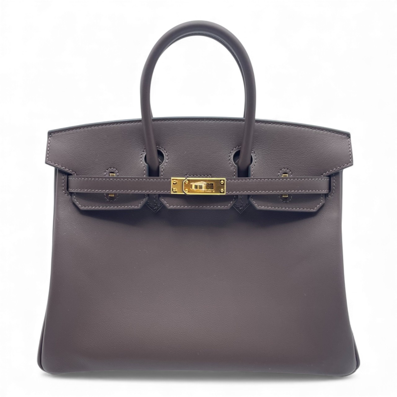 エルメス バーキン 25 モカ スイフト ゴールド金具 K刻印