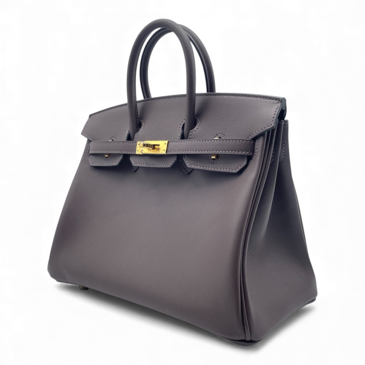 エルメス バーキン 25 モカ スイフト ゴールド金具 K刻印