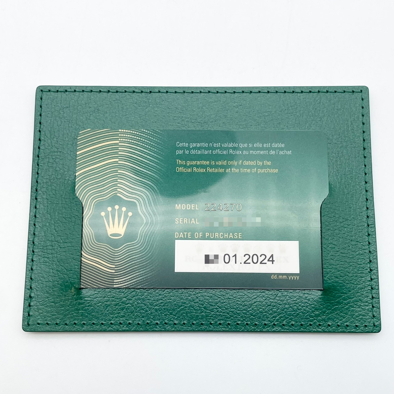 ロレックス エクスプローラー 224270 ブラック ステンレススチール 40mm