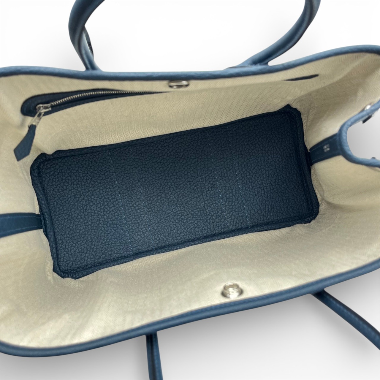 エルメス ガーデンパーティ TPM ブルードプリュス トリヨンクレマンス シルバー金具 K刻印