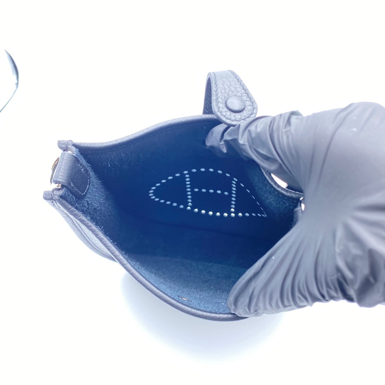 エルメス エヴリン TPM ノワール トリヨンクレマンス シルバー金具 W刻印