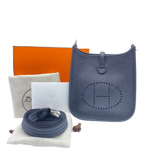 エルメス エヴリン TPM ノワール トリヨンクレマンス シルバー金具 W刻印