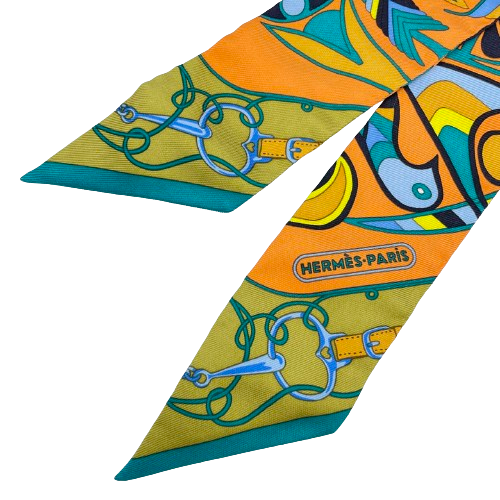 エルメス ツイリー Folklore シルク