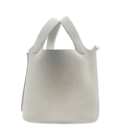 本革トゴ　クレ　オーダーバッグ　ピコタンロック エルメス ピコタンロック PM クレ トリヨンクレマンス ゴールド金具 K