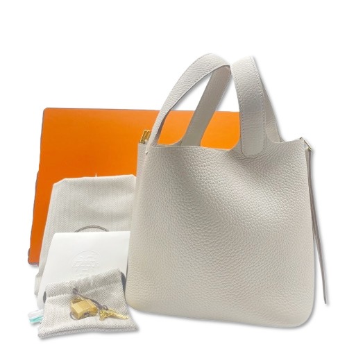 エルメス ピコタンロック PM クレ トリヨンクレマンス ゴールド金具 K